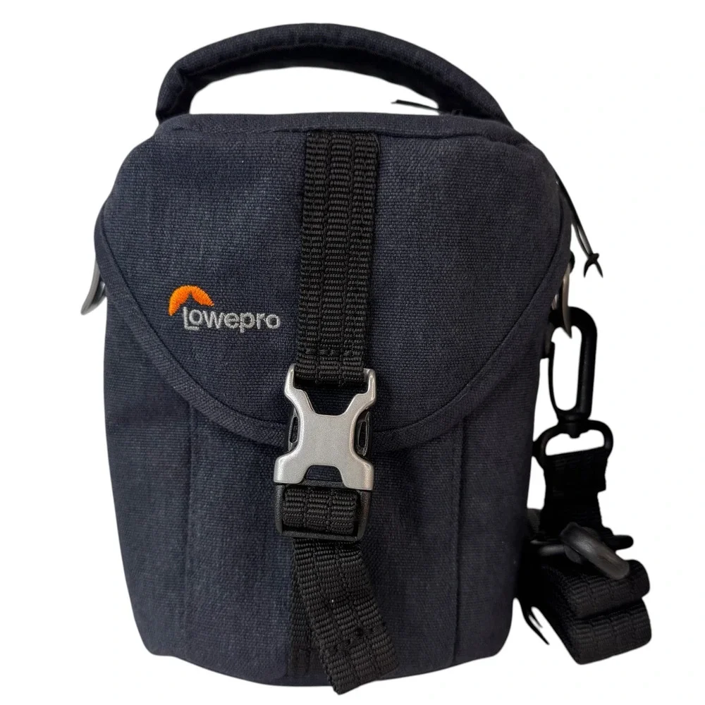 Lowepro Scout SH 100 Camera Shoulder Bag Slate Blue Mirrorless Case NEW